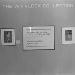 The Van Vleck Collection of Japanese Prints : A Preview