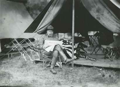 Captain Blenski at Camp Douglas