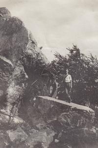 1918 Training camp - gneissic granite exposure