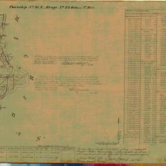 [Public Land Survey System map: Wisconsin Township 35 North, Range 22 East]