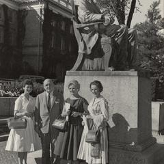 Brittingham scholars internationals with E.B. Fred