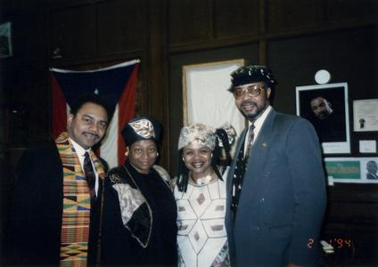 Visiting 1994 Black History Month display