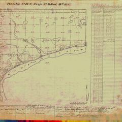 [Public Land Survey System map: Wisconsin Township 15 North, Range 09 East]