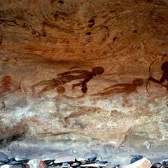 Petroglyph : Close-up of Human Figures