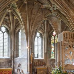 Tewkesbury Abbey interior Chapel of St. Edmund