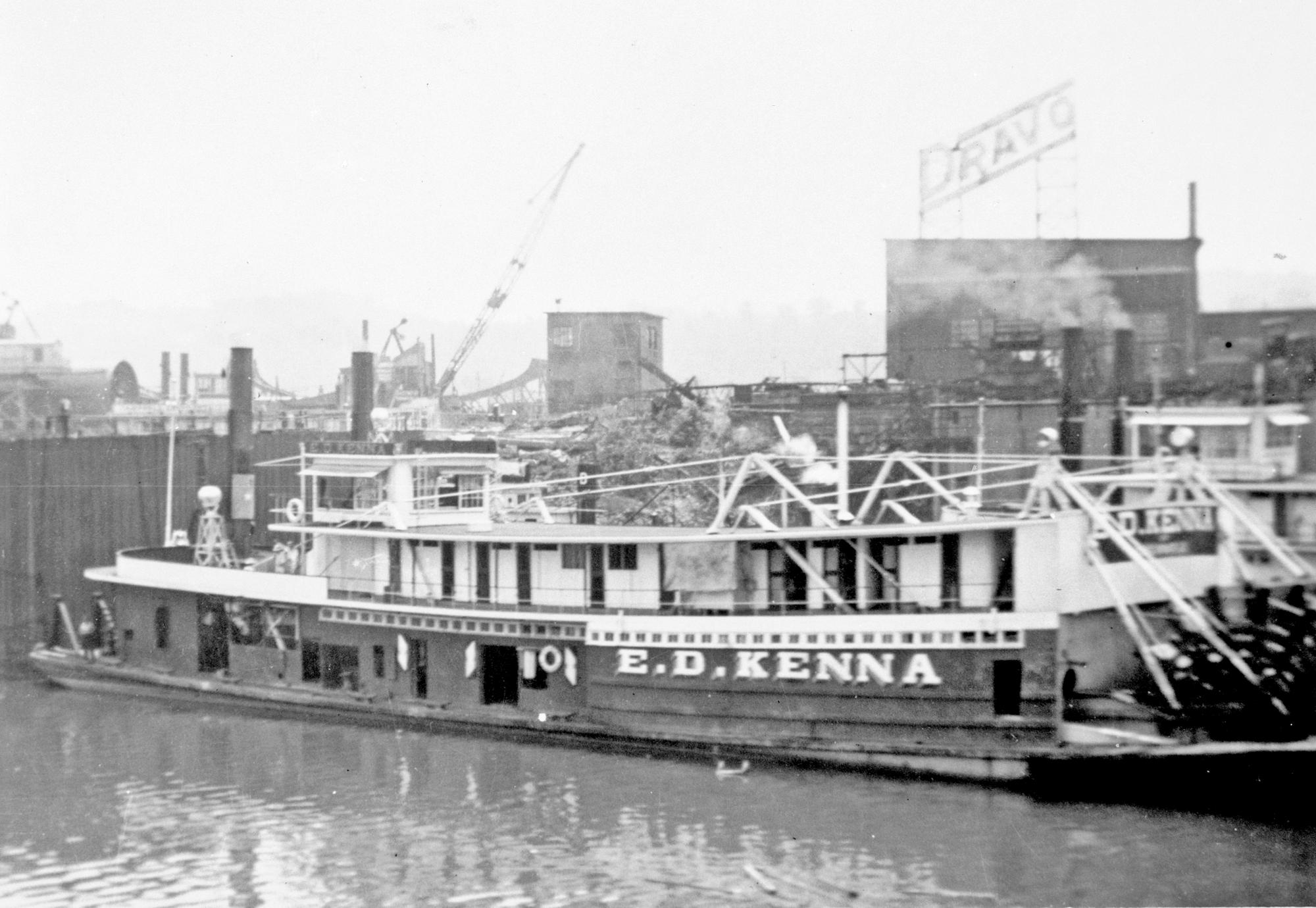 ‎E.D. Kenna (Towboat, 1926-1953) - UWDC - UW-Madison Libraries