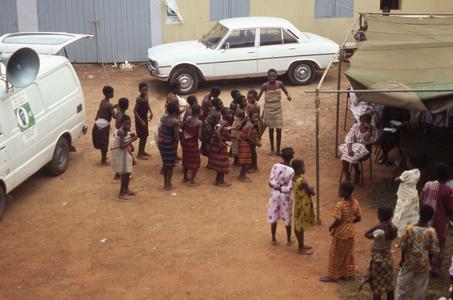 Children at the Fatahunsi funeral