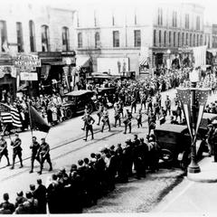 World War I veterans' parade in Janesville (1924)