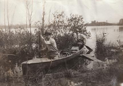 Canoeing near Eagle River