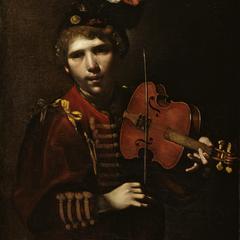 Young Man Playing a Violin