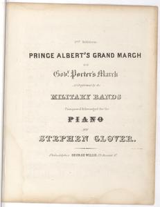 Governor Porter's grand march