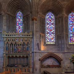Hereford Cathedral Lady Chapel north wall