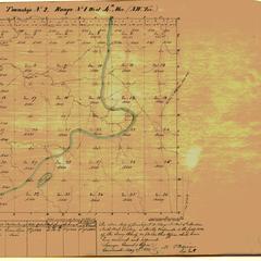 [Public Land Survey System map: Wisconsin Township 02 North, Range 01 West]