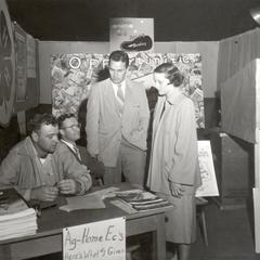 Freshman Orientation Week exhibit, 1950