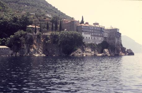 View of Gregoriou from the shore