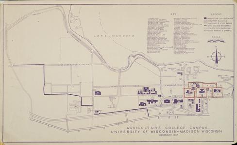 Plan, agriculture campus, 1957