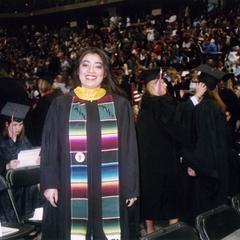 Nancy Rodriguez at 2002 graduation