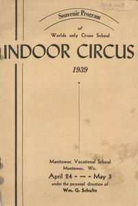 Souvenir program of world's only circus school indoor circus
