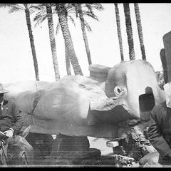 Bedrachim fallen statue of Ramses II