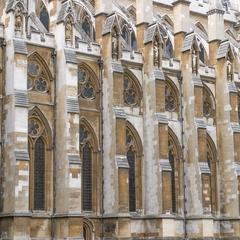 Westminster Abbey exterior nave north side