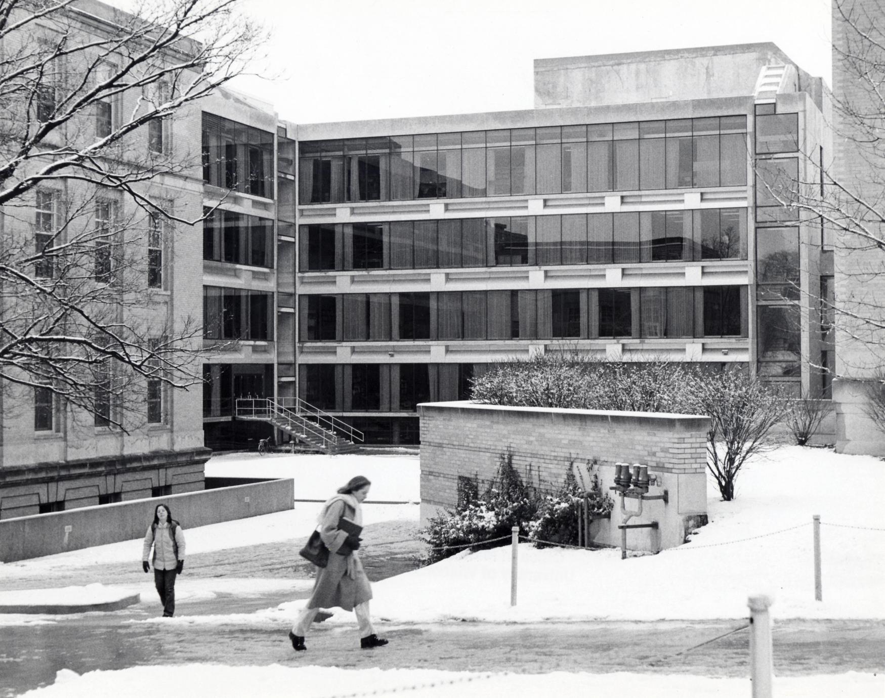 Sterling Hall courtyard