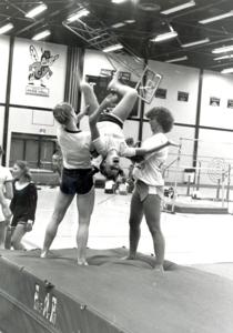 Gymnastics students