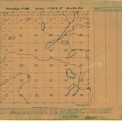 [Public Land Survey System map: Wisconsin Township 13 North, Range 12 East]