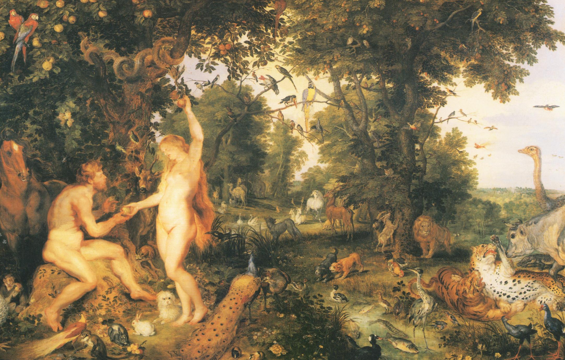 Adam and Eve in Paradise - UWDC - UW-Madison Libraries