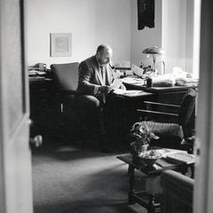 Paul Ginsberg at his desk