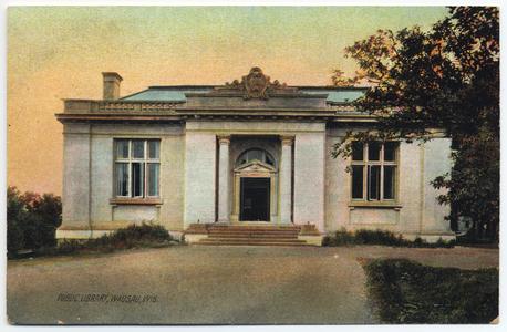 Postcard - Public Library, Wausau, Wis.
