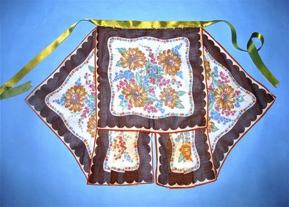 Organdy handkerchief apron
