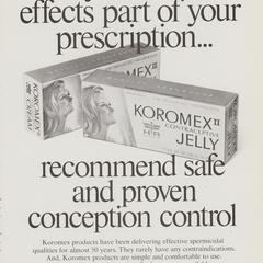 Koromex advertisement