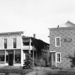 Barneveld storefront and IOOF hall