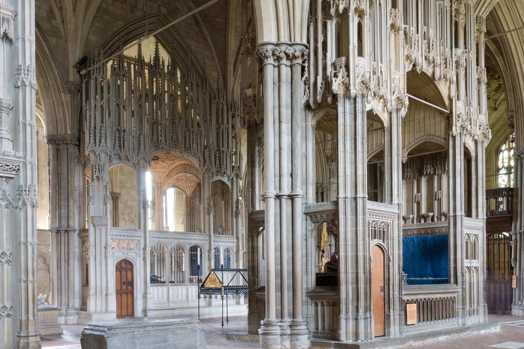 Winchester Cathedral interior retrochoir - UWDC - UW-Madison Libraries