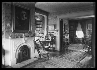 Z. G. Simmons residence - parlor looking east