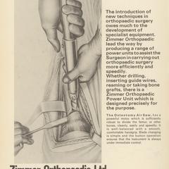 Zimmer Orthopaedic Ltd advertisement