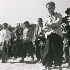 Villagers in a Black Lahu (Lahu Na) village in Houa Khong Province