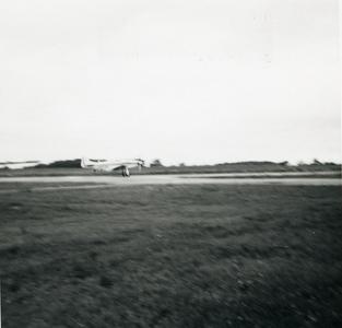 P51 airplane on runway