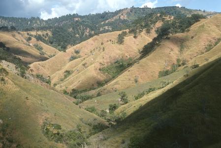 Grazed savanna between Cuilapa and Jutiapa