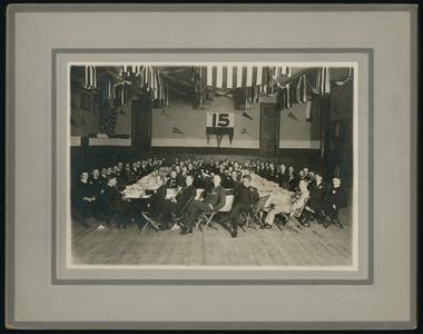 1915 Engineering Club dinner at the Wisconsin Mining School