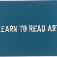 Learn to read art