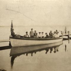 Boating on Lake Mendota, early 1900s
