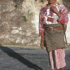Local man with traditional clothing, Lake Atitlán