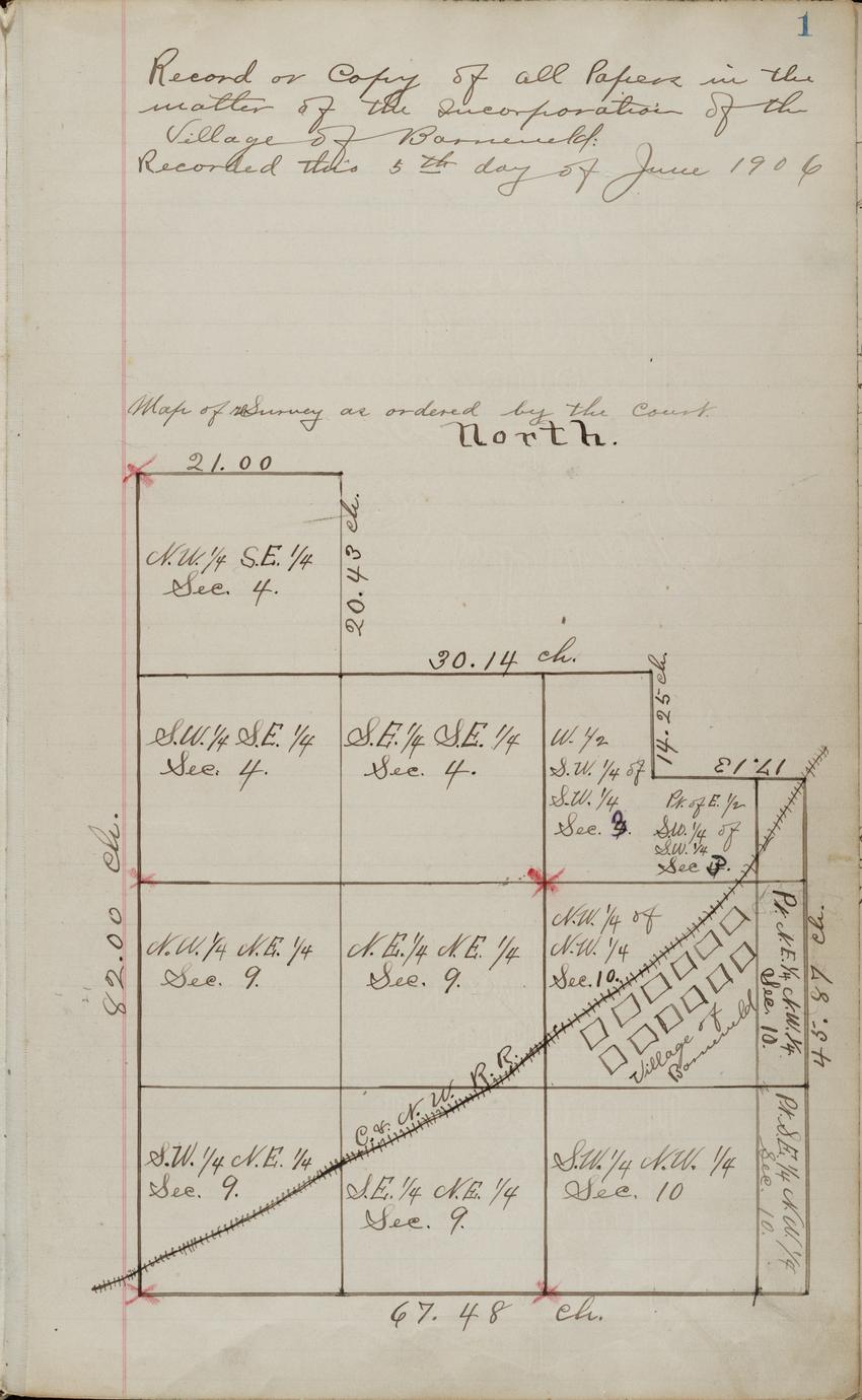 [Public records of the Village of Barneveld] (9 Volumes) Full view