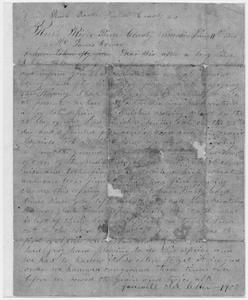 Letter from William and Rachel Hodges, Rusk River, Pierce County, Wisconsin, to Mr. James Comer : autograph manuscript signed, 1856 June 11
