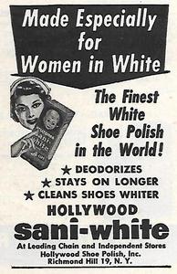 Sani-White advertisement