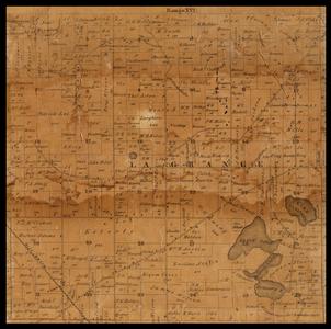 La Grange Township plat map, 1857
