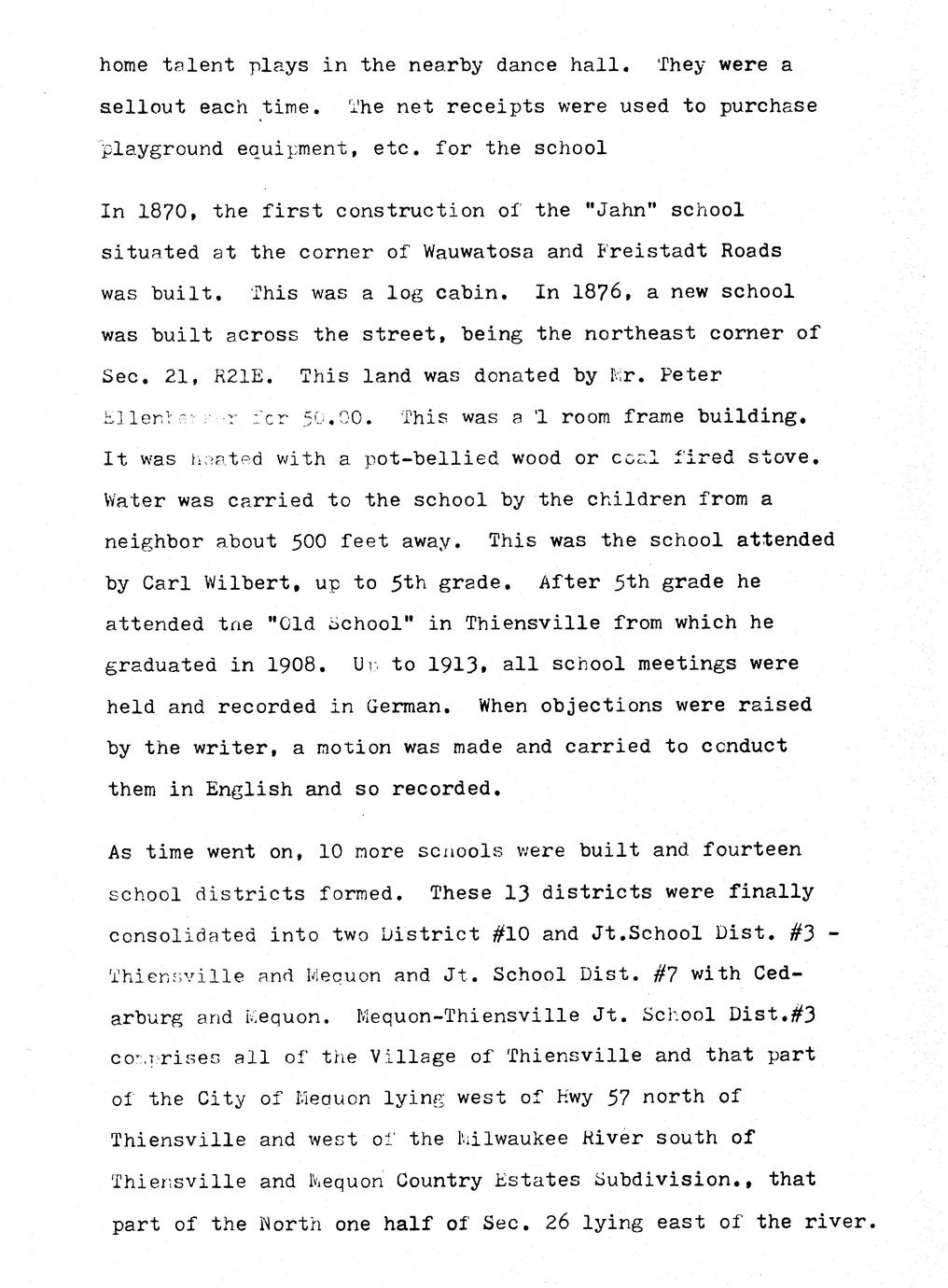 History of the town of Mequon Full view UWDC UWMadison Libraries