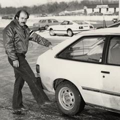 Dale Johnson with car
