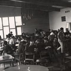 Student lounge, Manitowoc, October 1966